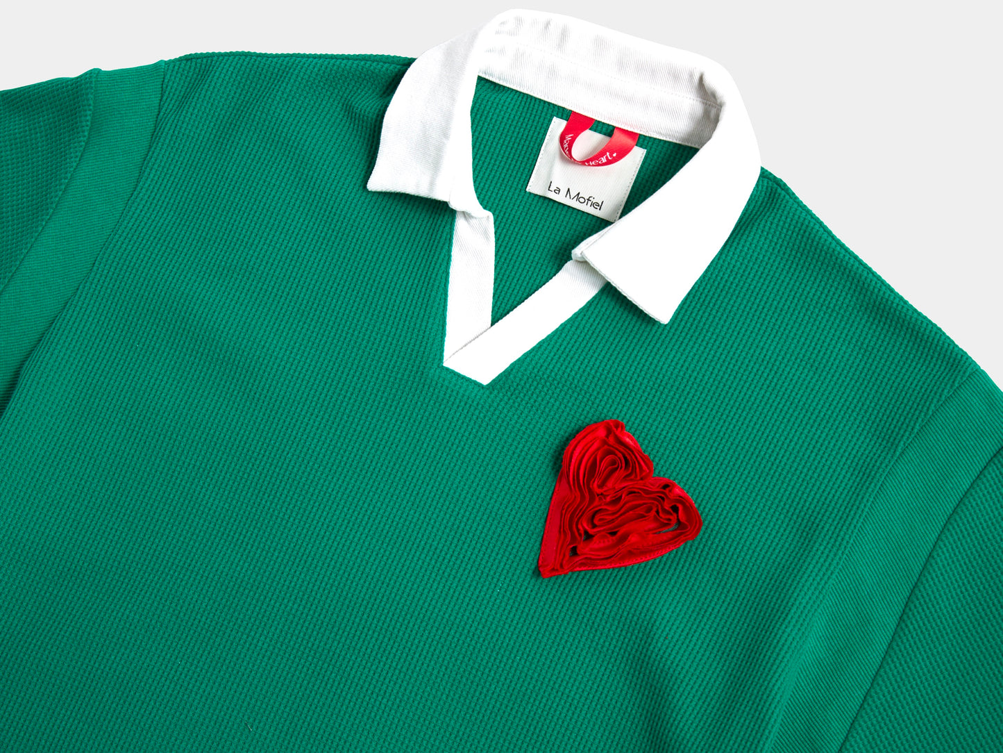 With Love Polo Shirts S/S, Green