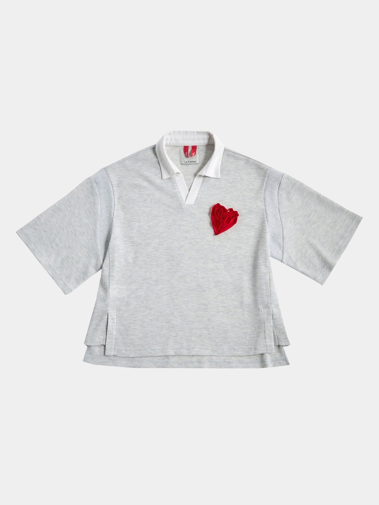 With Love Polo Shirts S/S, Gray