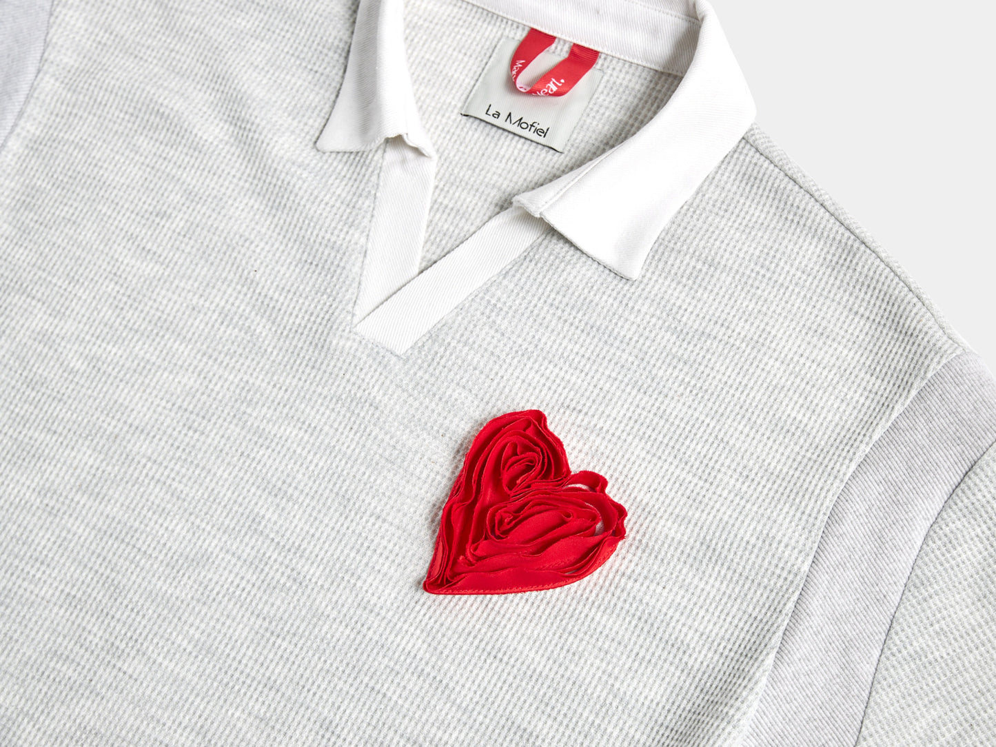 With Love Polo Shirts S/S, Gray