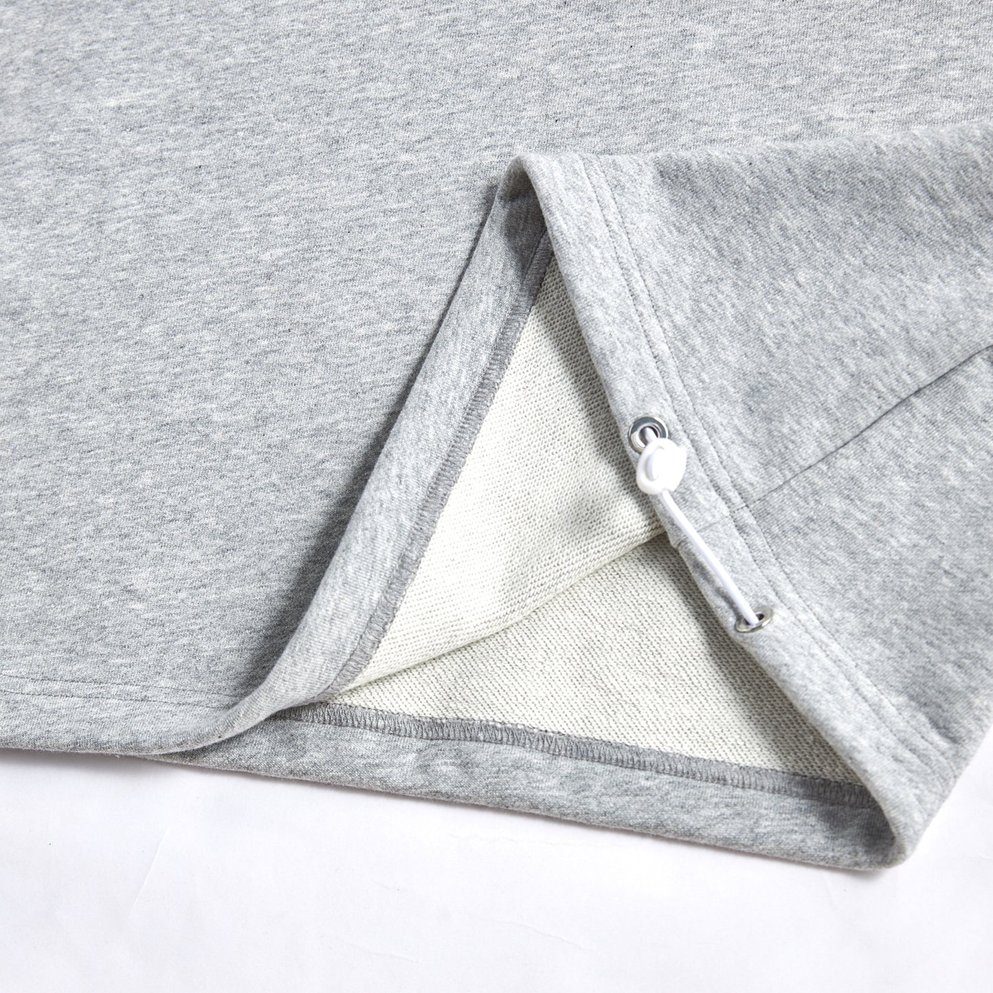 Logo Bicolor Tee, Red/Gray