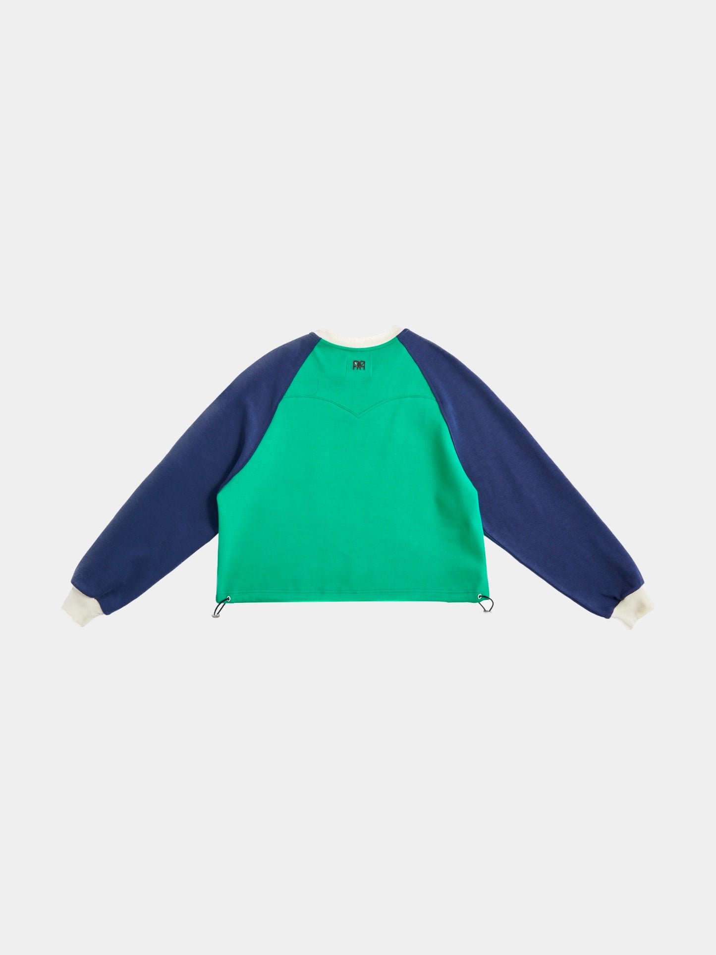 Logo Bicolor Tee, Ppl/Grn