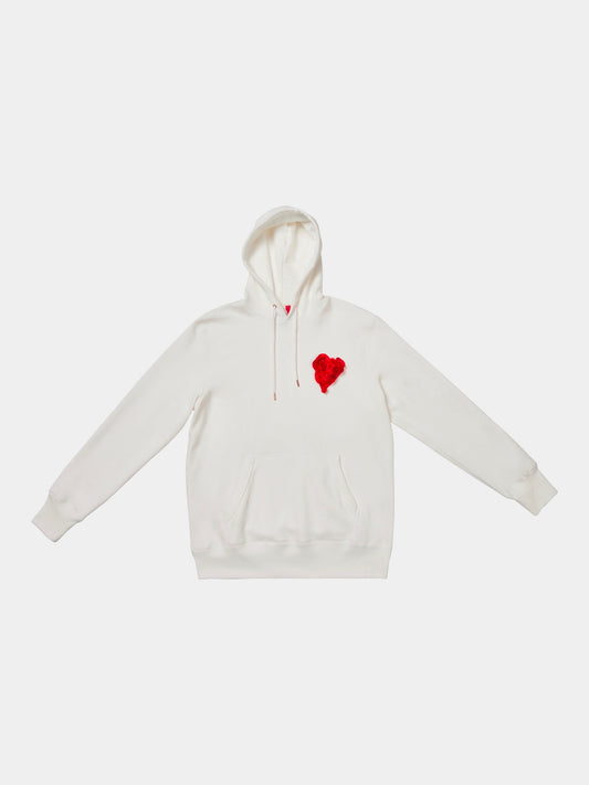 With Love Hoodie, White