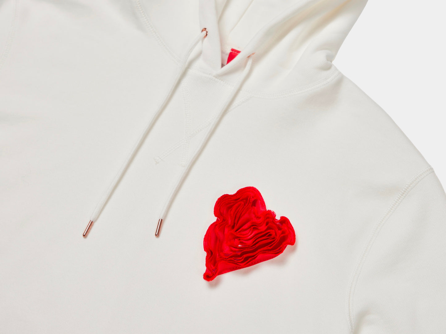 With Love Hoodie, White