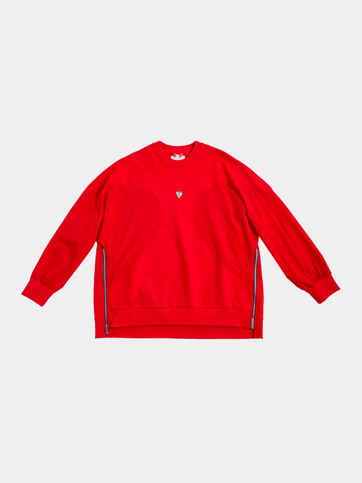 With Love switching Tee L/S, Red