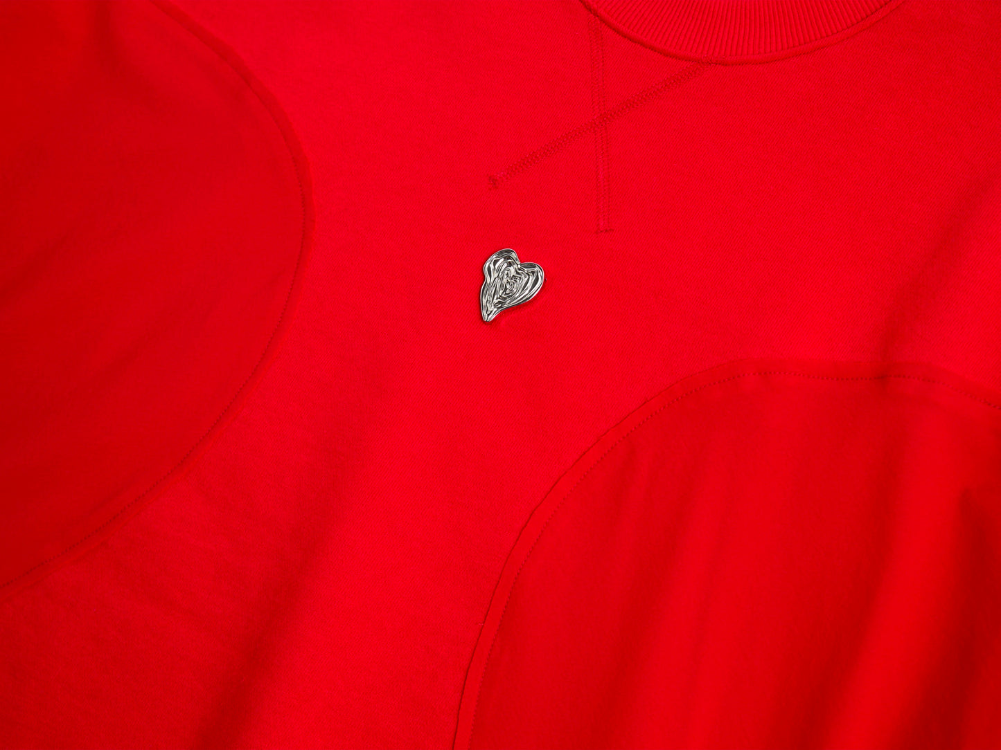 With Love switching Tee L/S, Red