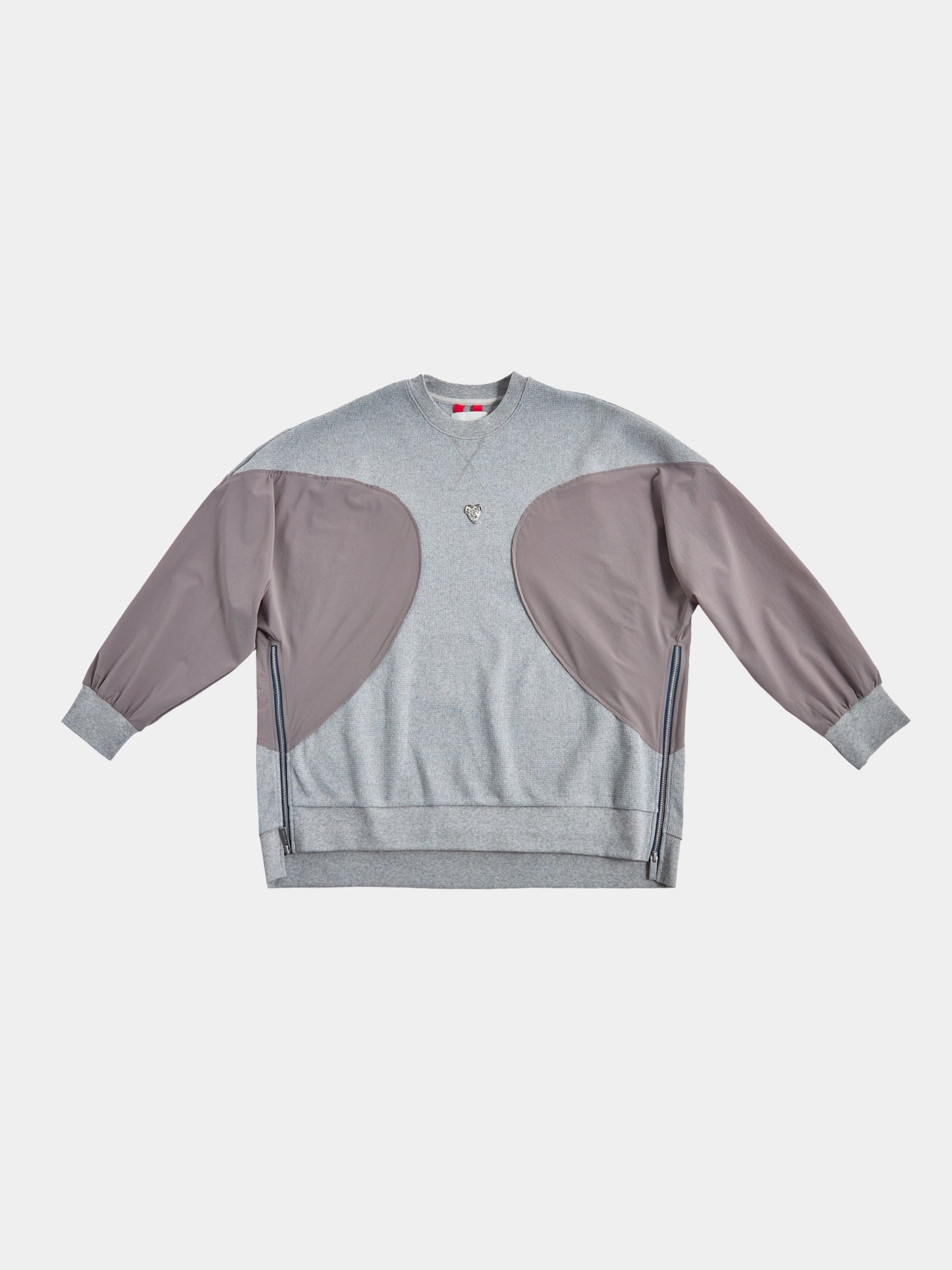 With Love switching Tee L/S, Gray