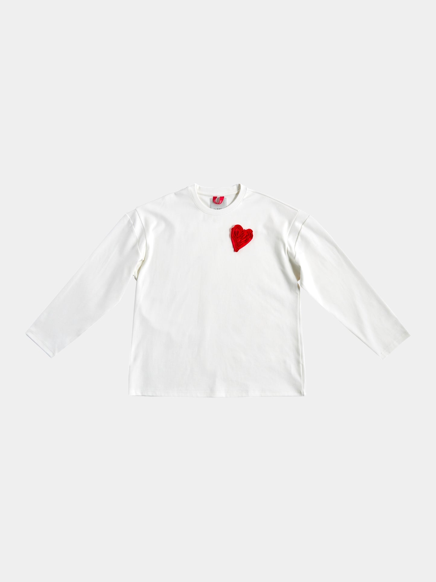 With Love Long Tee, White