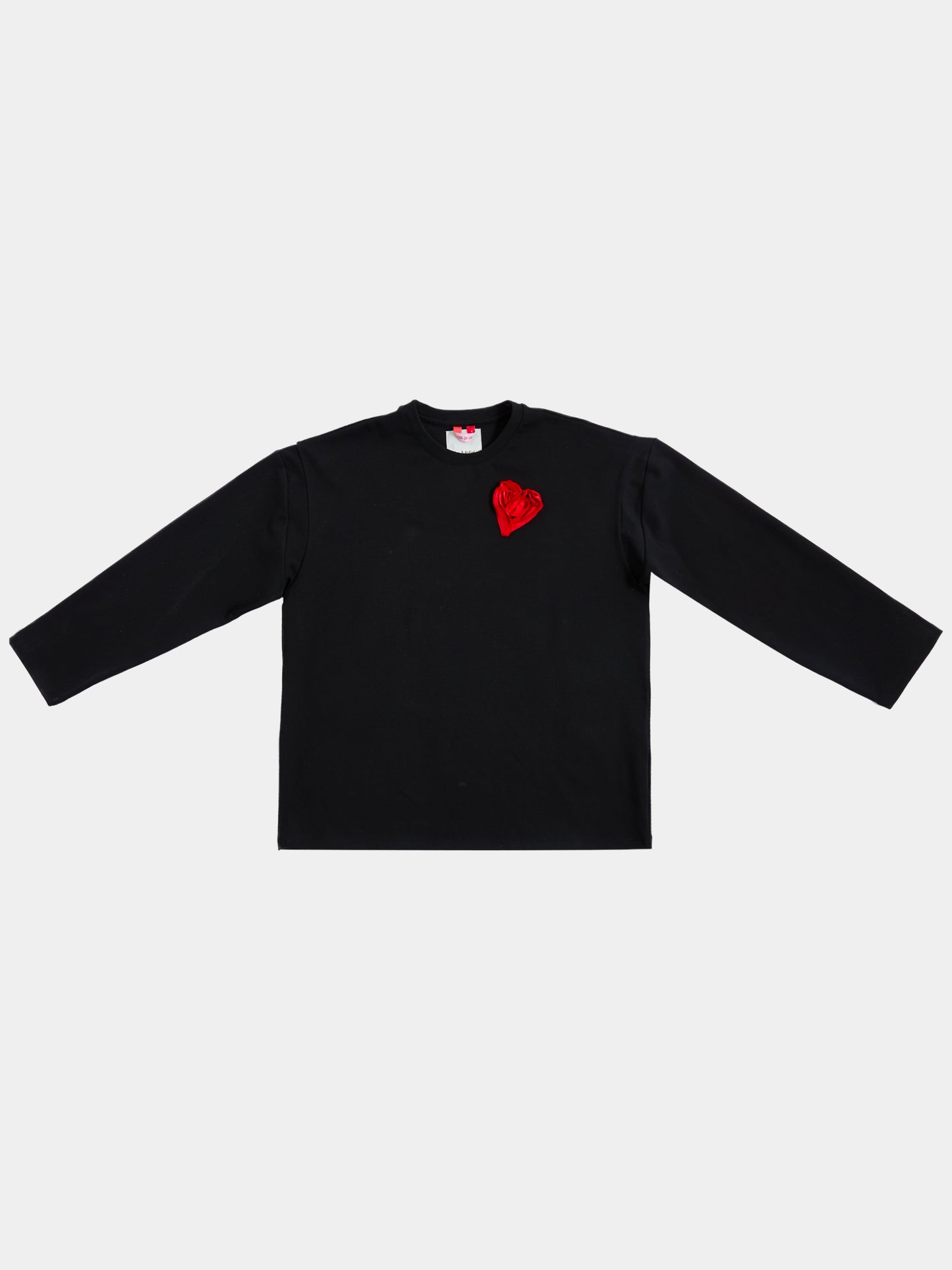 With Love Long Tee, Black