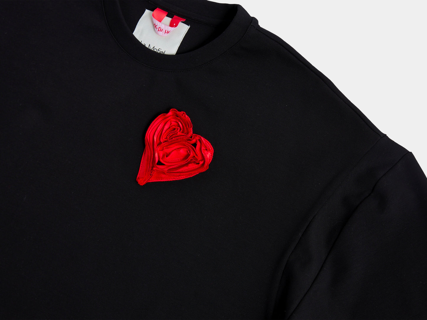 With Love Long Tee, Black