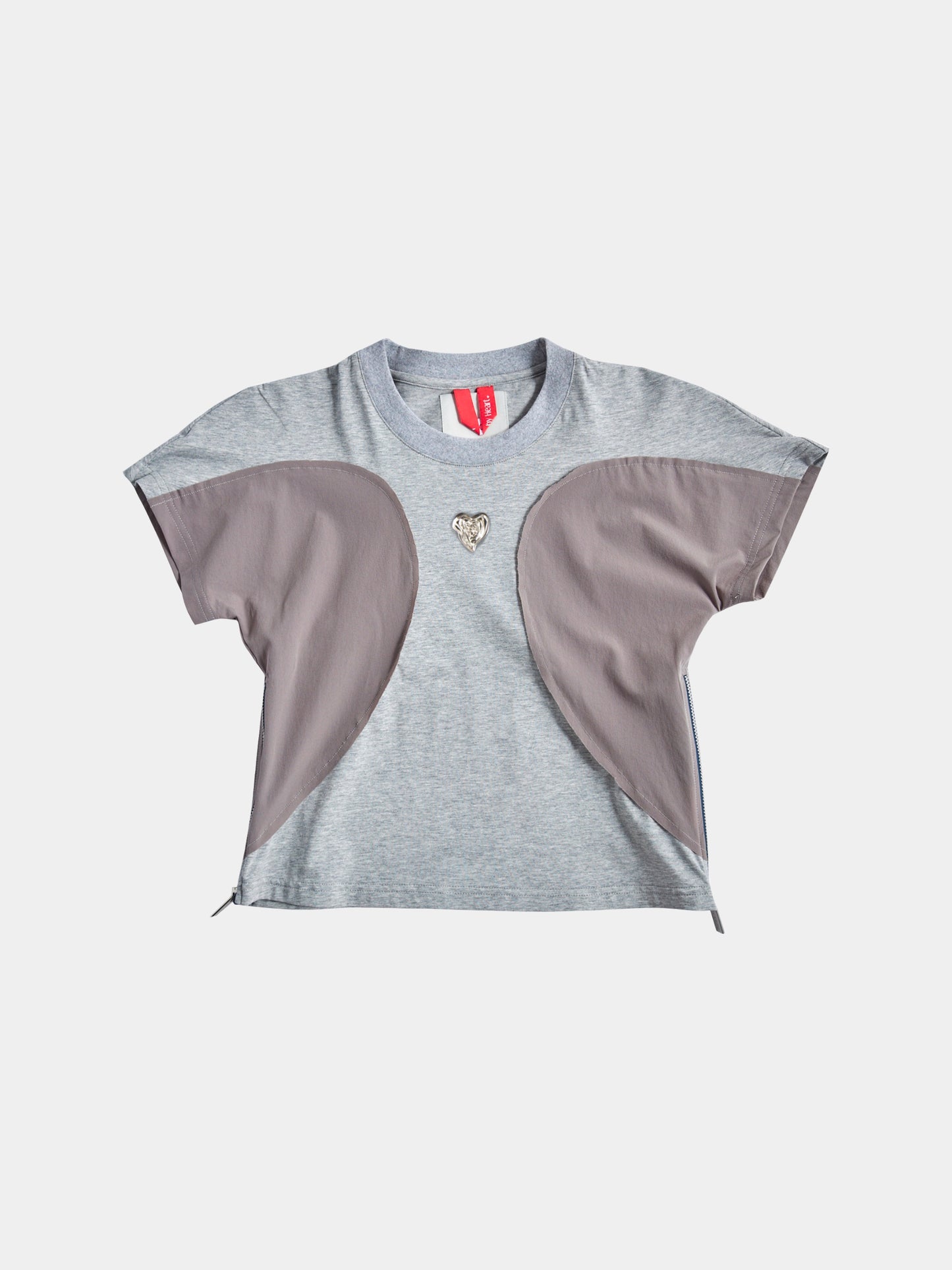 Switching Tee S/S, Gray