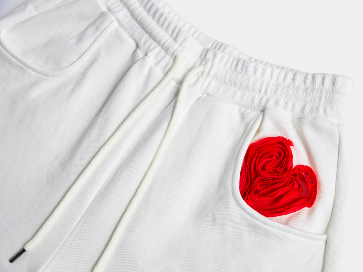 With Love Short Pants, White